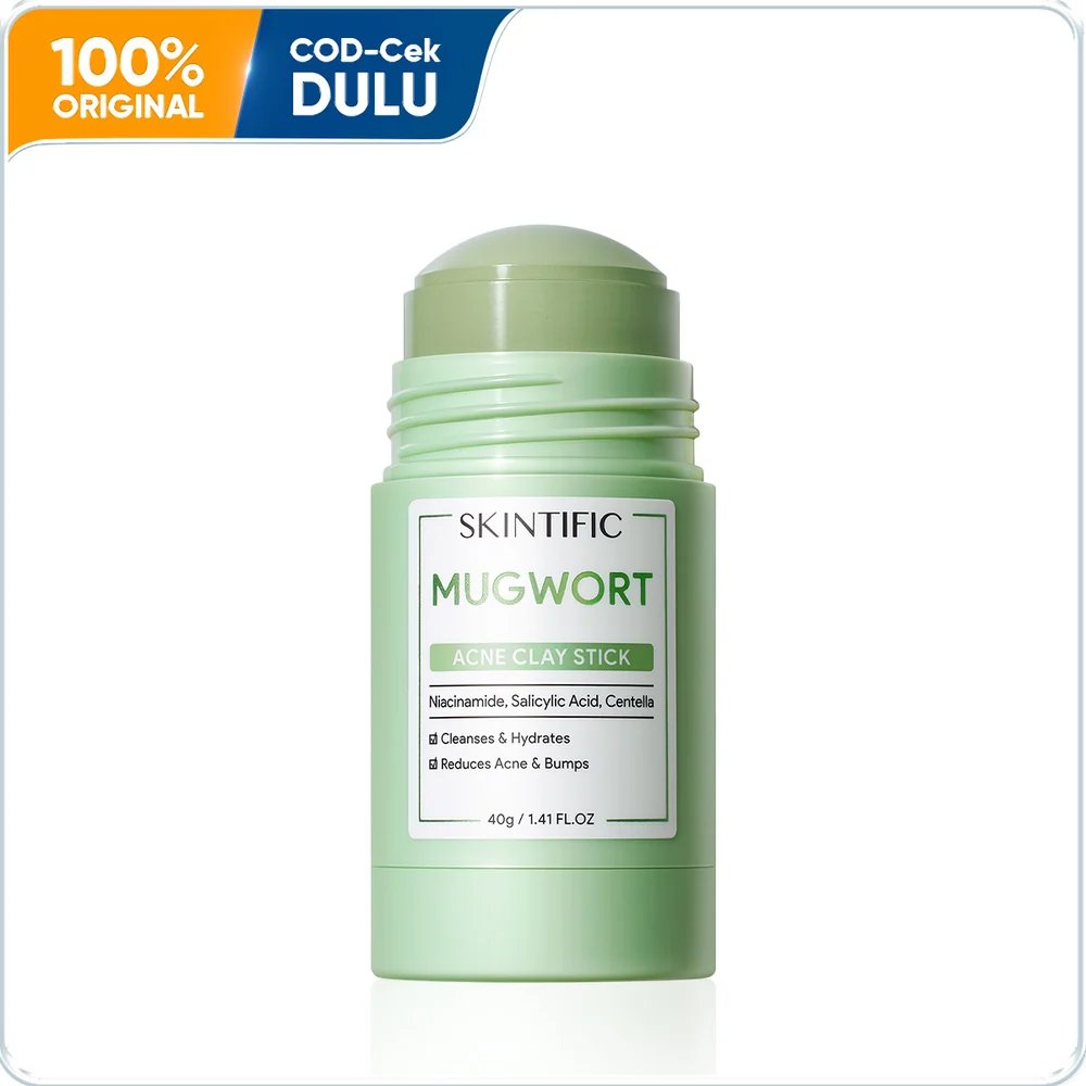 Stik Masker Tanah Liat Mugwort untuk Perawatan Jerawat
